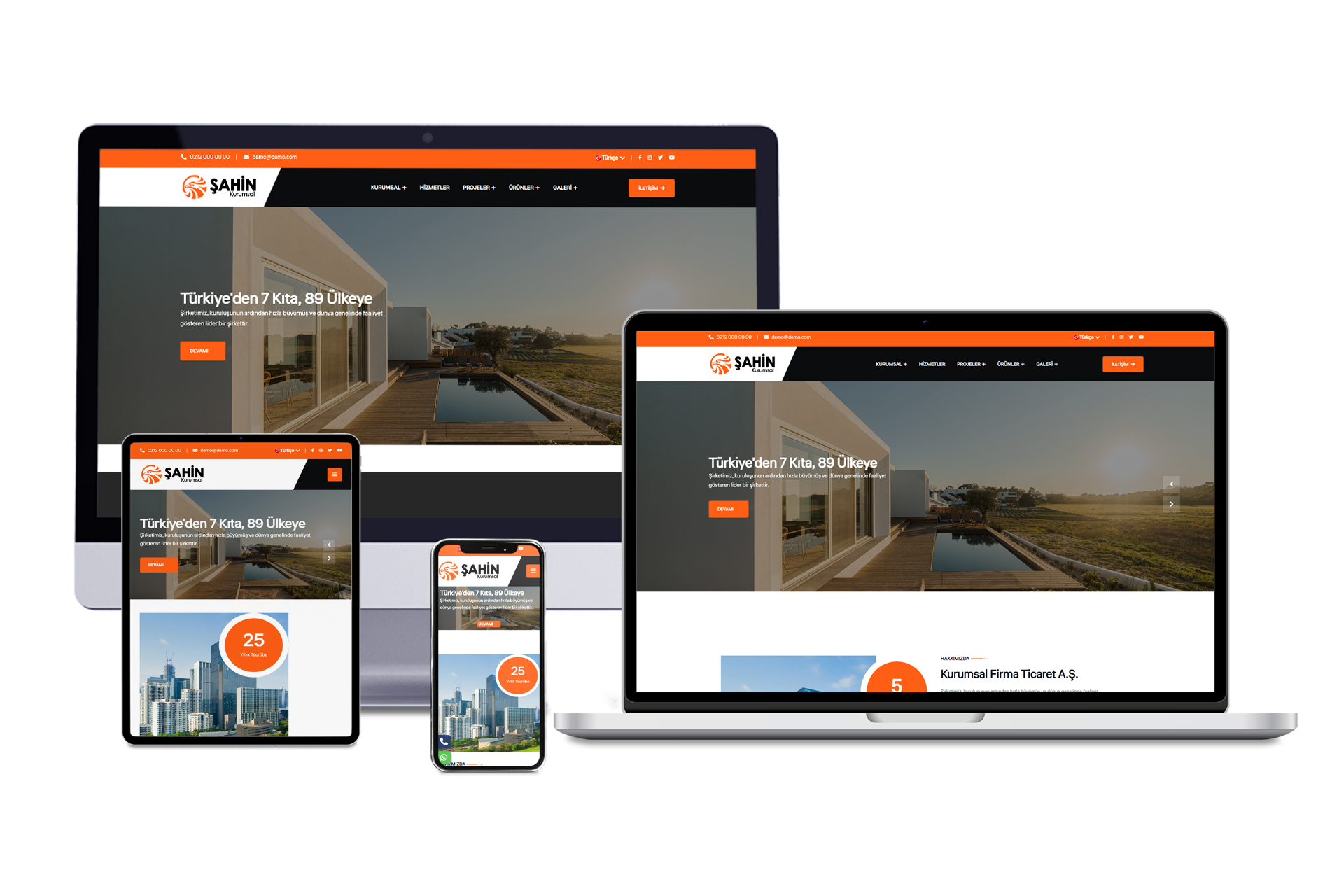 Kurumsal Web Sitesi - Falcon