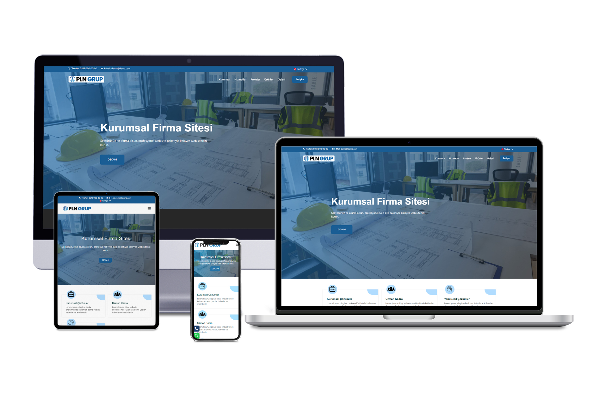 Kurumsal Web Sitesi - CorpBlue