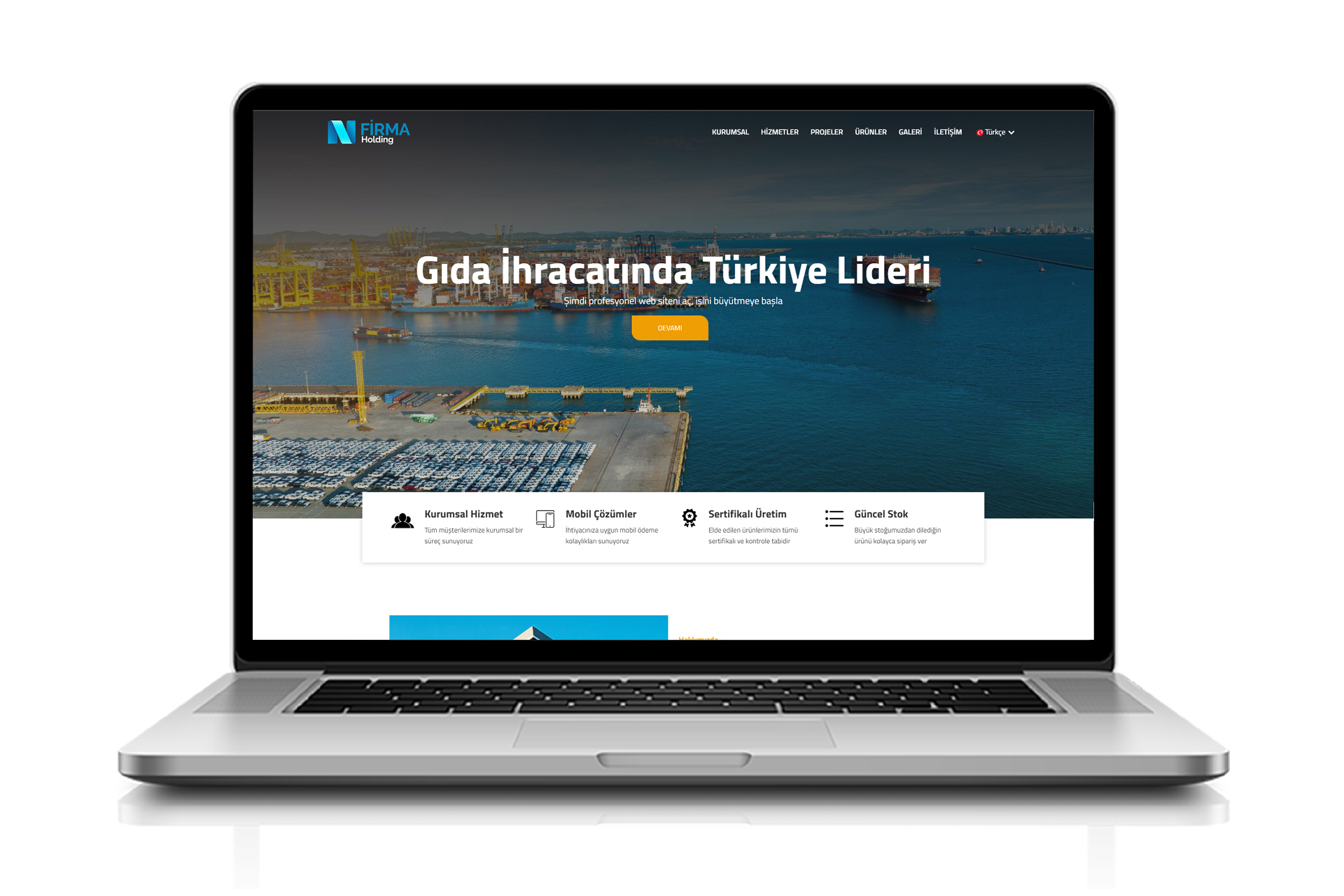 Kurumsal Web Sitesi - Ocean