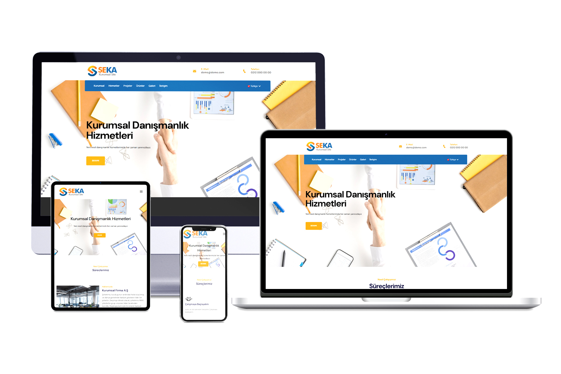 Kurumsal Web Sitesi - Seka