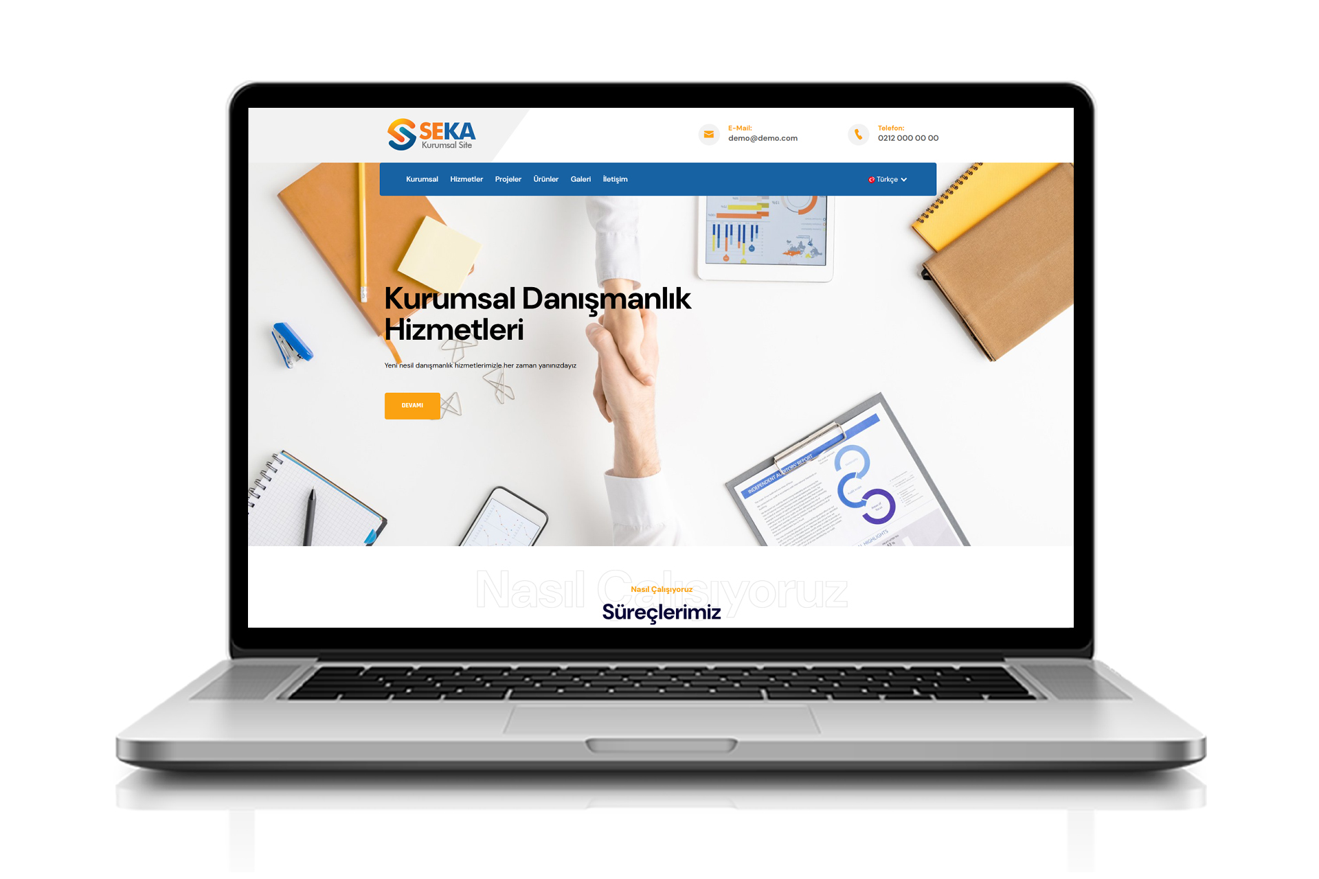 Kurumsal Web Sitesi - Seka