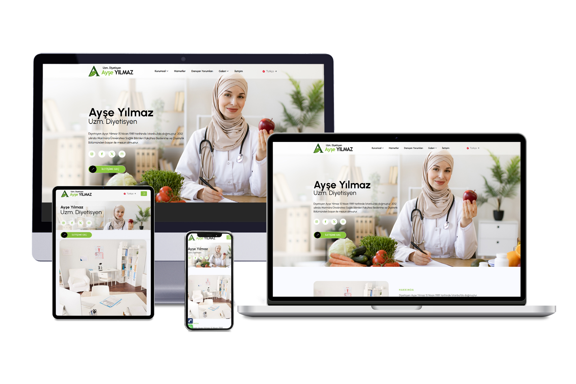 Diyetisyen Web Sitesi - Nutritist
