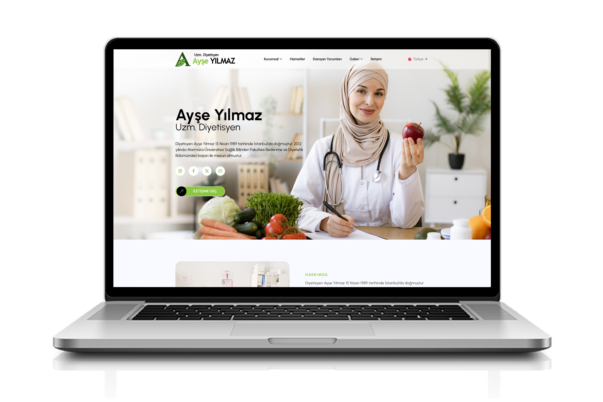 Diyetisyen Web Sitesi - Nutritist