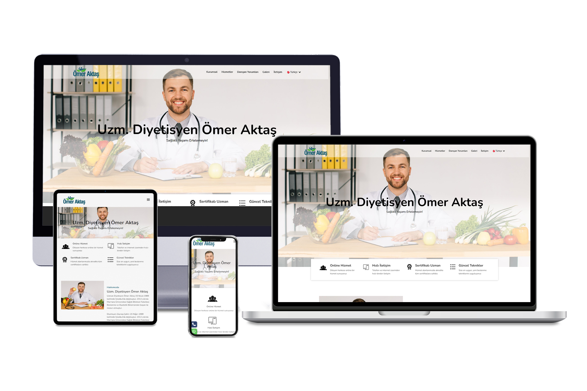 Diyetisyen Web Sitesi - Nutrico 