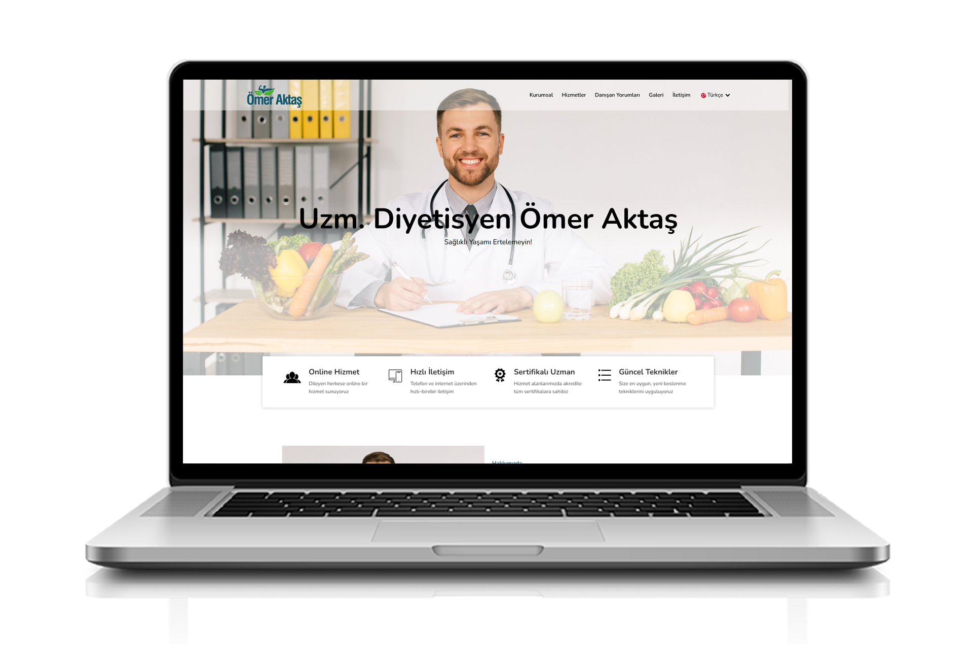 Diyetisyen Web Sitesi - Nutrico 