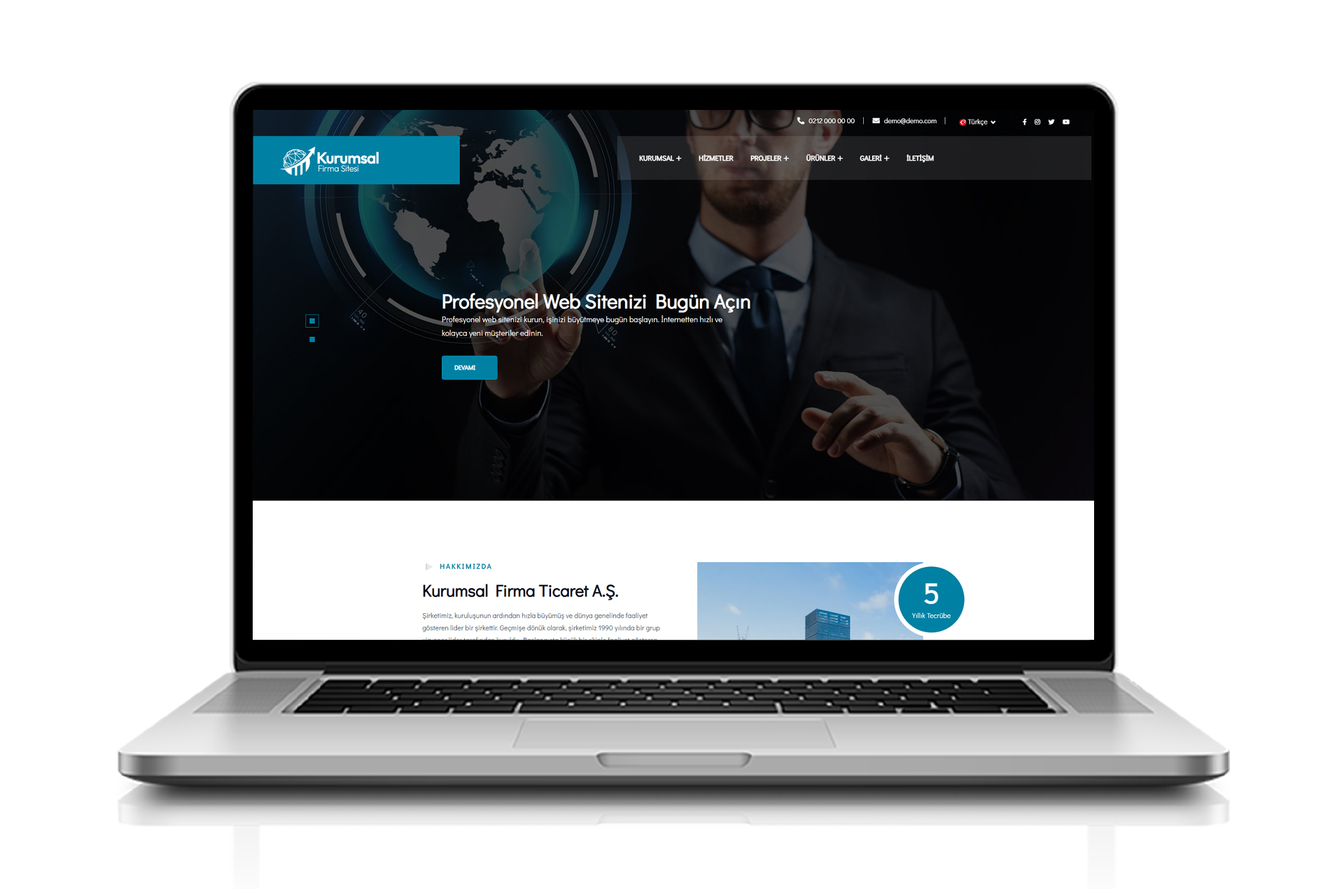 Kurumsal Web Sitesi - Glocorp