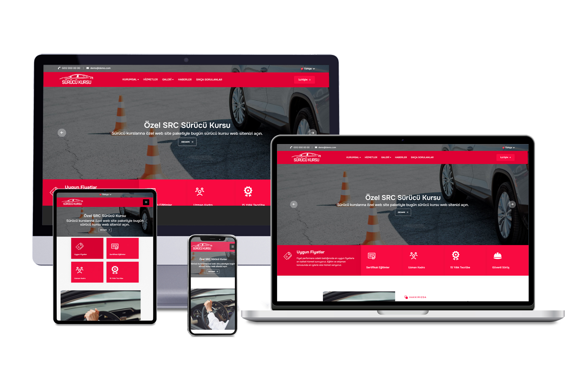 Sürücü Kursu Web Sitesi - Drive