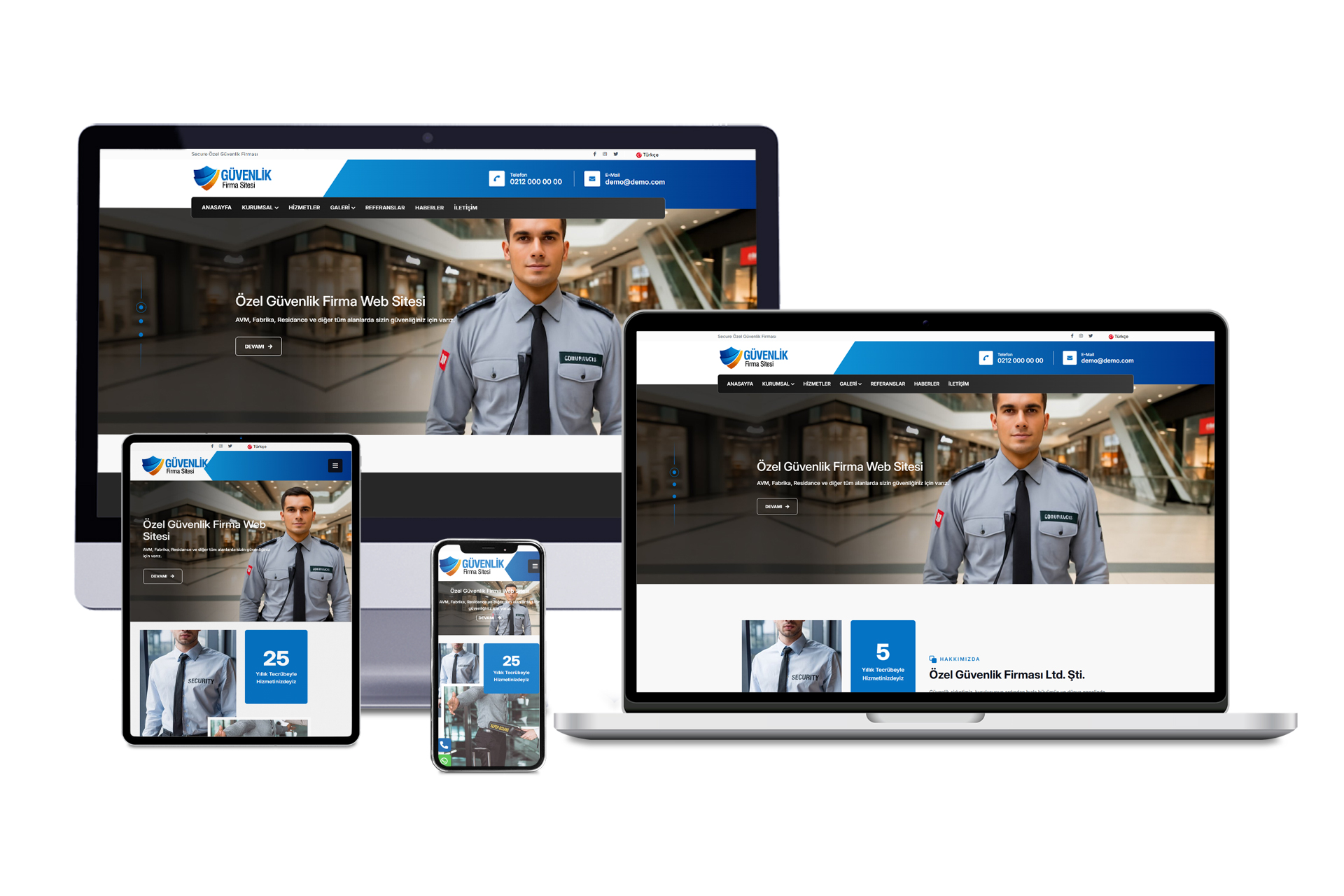 Özel Güvenlik Firma Sitesi - Securix