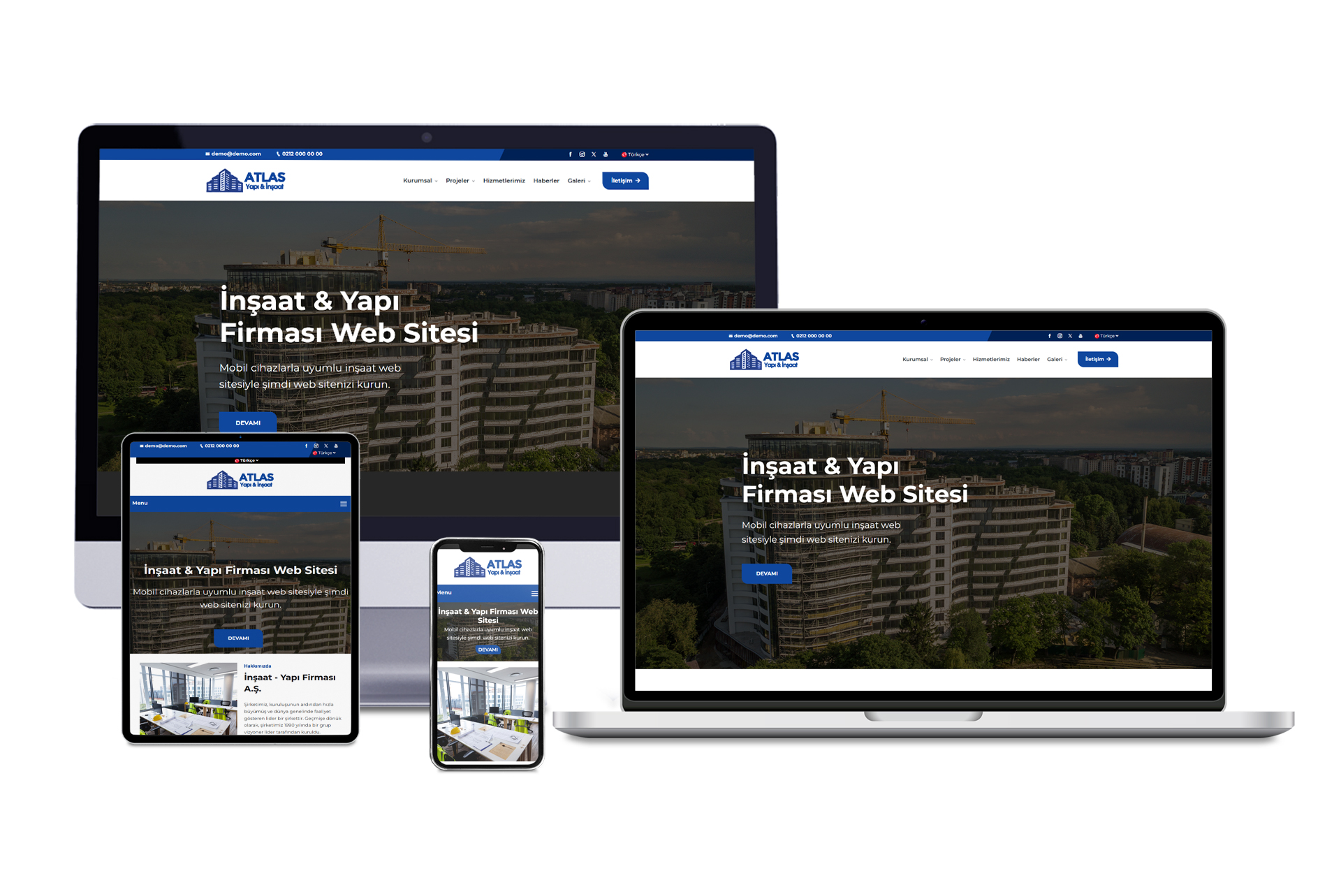 İnşaat & Yapı Web Sitesi - Constra