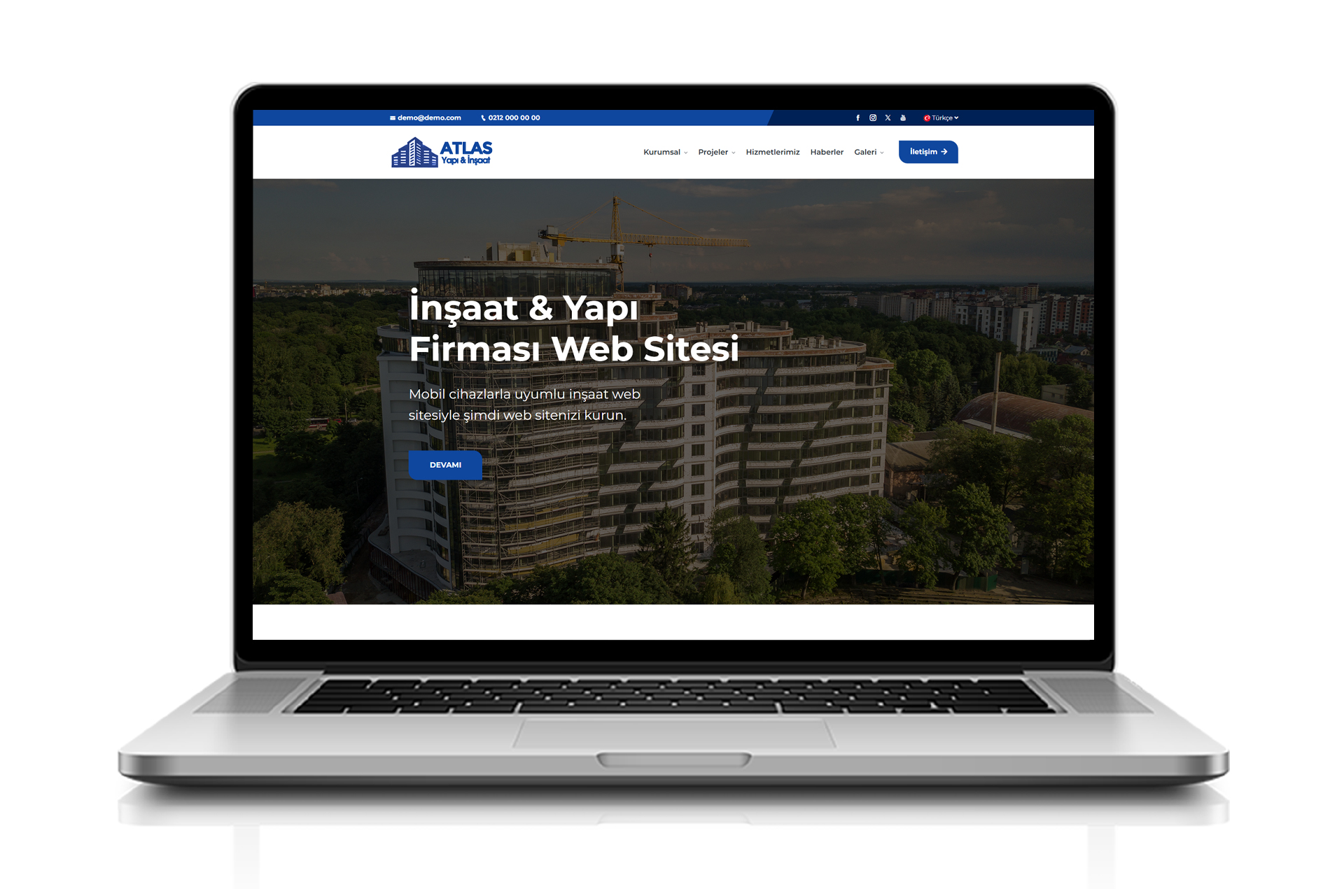 İnşaat & Yapı Web Sitesi - Constra